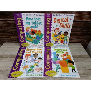 แบบฝึกหัด Get Set Go! Computing Age 5-7 - set 4 books