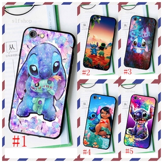 Honor X9A X8A X7A X6A X9 X6 X8 X7 X5 Play 230411 เคสโทรศัพท์มือถือแบบนิ่ม ลาย Lilo Stitch น่ารัก สีดํา