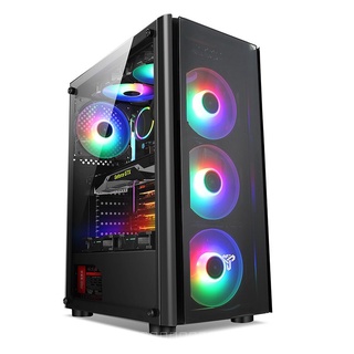 เคสคอม  ATX เคสคอมพิวเตอร์ RGB Computer Case  ไฟปรับระดับ Gaming M-ATX ITX VENUZ  Computer CaseSK2290