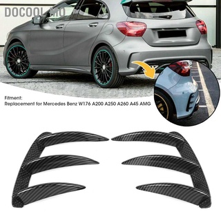 Docool Mo อะไหล่ช่องระบายอากาศกันชนหลัง สําหรับ Mercedes Benz W176 A200 A250 A260 A45 Amg