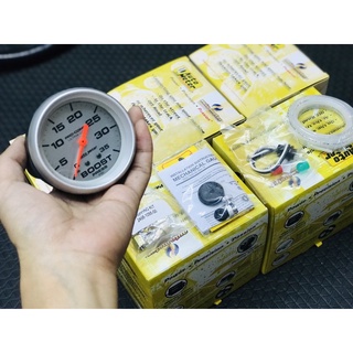 วัดบูส Auto Meter แท้ หน้าขาว เข็มส้ม ไร้น้ำมัน 35 60 pond ปอนด์ psi วัดบูส ออโต้ มิเตอร์ autometer