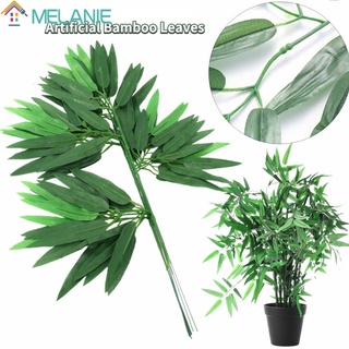 กิ่งไม้ไผ่จําลอง สไตล์นอร์ดิก สีเขียว สําหรับตกแต่งห้องนั่งเล่น ระเบียง สํานักงาน