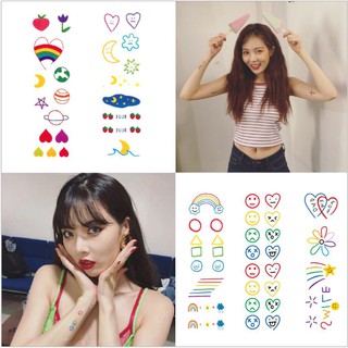 (ถูกที่สุด)sticker tattoo แทททูเกาหลี แทททูมินิมอล