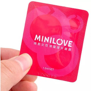 เจลForหญิง ,MINILOVE 1.5 ml, แก้ปัญหาช่องคลอดแห้ง เจลหล่อลื่น,ผู้หญิง, เจล