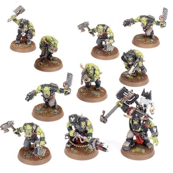 Orks - Ork Boyz (10) - Warhammer 40,000 40k Combat Patrol Orks Killdakka Warband