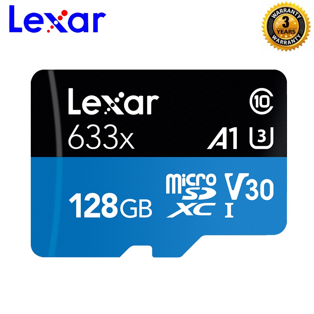 Lexar 633X 95MB/S SD card 128GB 256GB 512GB 32GB 64GB SD Memory Card with Card Adapter Class10 SDXC/SDHC