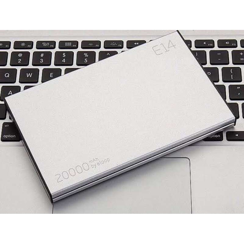 แบตสำรอง eloop e14 20000mAh แถมฟรีสายชาร์จกับถุงผ้า ของแท้100%