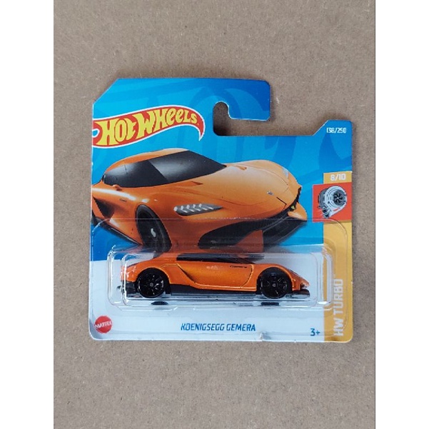 Hot Wheels Koenigsegg Gemera (สีส้ม) การ์ดสั้น