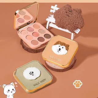 MK326 MACK ANDY CUTE PET SILKY SOFT EYESHADOWS แมคแอนดี้ อายแชโดว์ 9 สี ซิลกี้ ซอฟท์