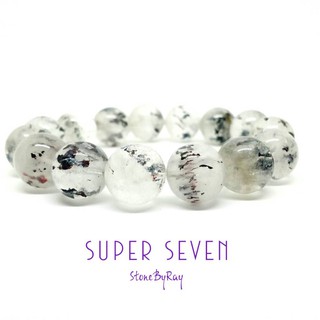 สร้อยข้อมือซุปเปอร์เซเว่น(WL-013) Super seven Gemstone Beads Wristlet 13mm.