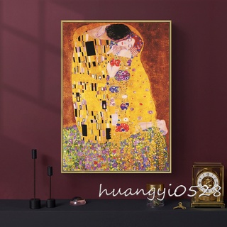 ภาพจิตรกรรมบนผ้าใบลาย Nordic Gustav Klimt Klimt สําหรับตกแต่งบ้าน