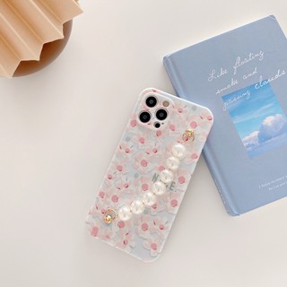 case iphone เคสไอโฟนสวย ไข่มุก พร้อมส่ง - Pearl