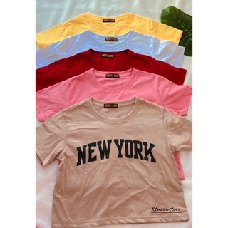 เสื้อครอป New York เสื้อครอปรุ่นฮิต เสื้อครอปนิวยอช เสื้อครอปในตำนาน