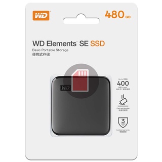 WD Element SE SSD Portable Storage 480GB ฮาร์ดดิสก์ เอส เอส ดี  Harddisk SSD ประกัน Synnex 3 ปี