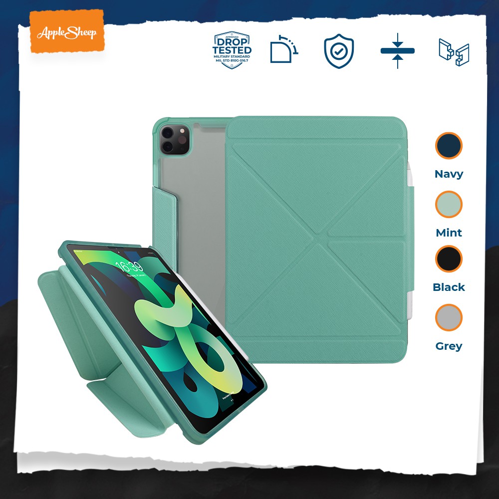 [Titan]เคสกันงอ เคสกันกระแทก สำหรับไอแพด Pro 11 M1/M2 /Air6/Air5/Air4 10.9 กันกระแทกระดับ Military Std. บาง เบา กันงอได้