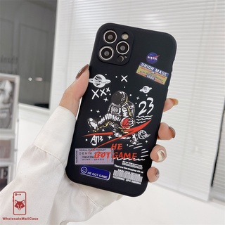 เคส ซิลิโคน Infinix Hot 10 Play Hot 10 Lite 10t 10s 10i S4 9 Pro 11 Plus Infinix Smart 4 5 Pro 3 Plus Infinix Note 8 10 Tencno Spark 5 PRO Little Astronaut Silicone Anti-drop Phone Case