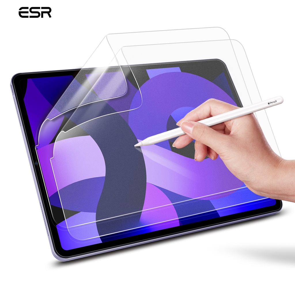 ESR 2 Pack PaperFeel Screen Protector ฟิล์มกันรอยหน้าจอ สําหรับ iPad