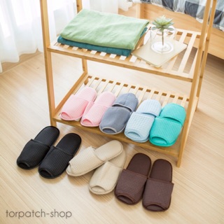 รองเท้ารังผึ้งหัวเปิด รองเท้าใส่ในบ้าน slipper พื้นนุ่ม