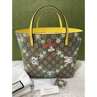 Gucci tote kids แมวเหลือง