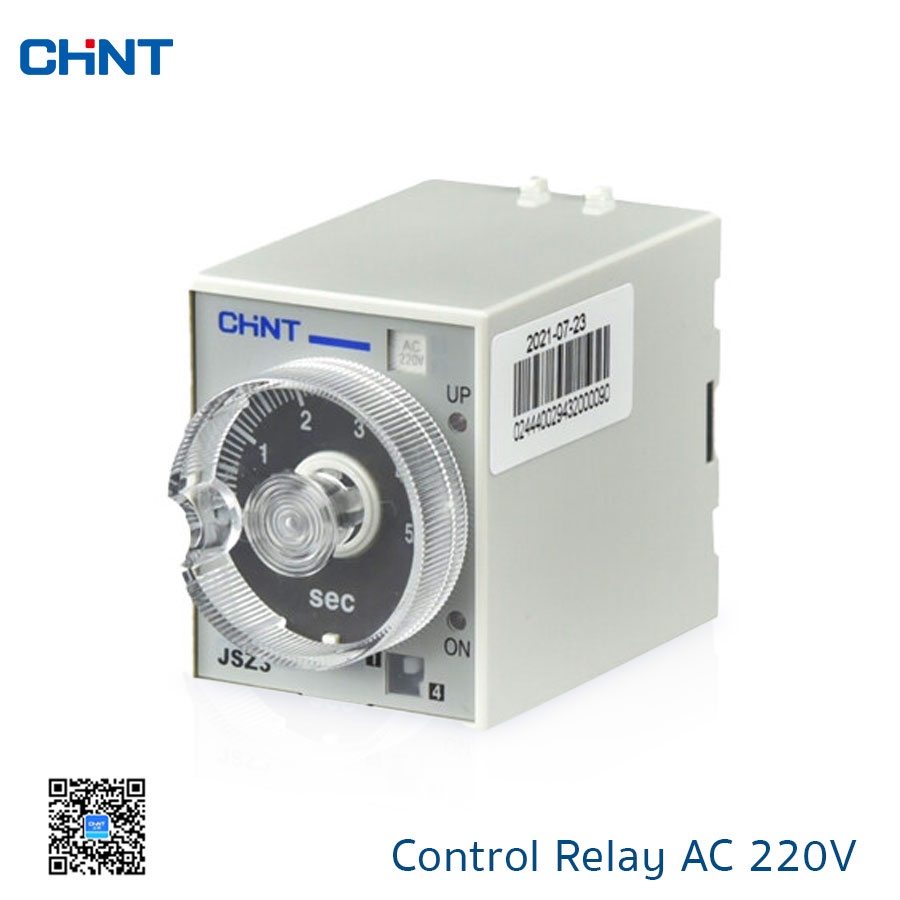 CHINT รีเลย์ Control Relay รุ่น JSZ3A AC220V รีเลย์ควบคุม รีเลย์หน่วงเวลา
