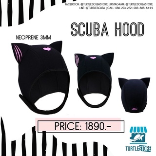 scuba hood 3mm หมวกดำน้ำ