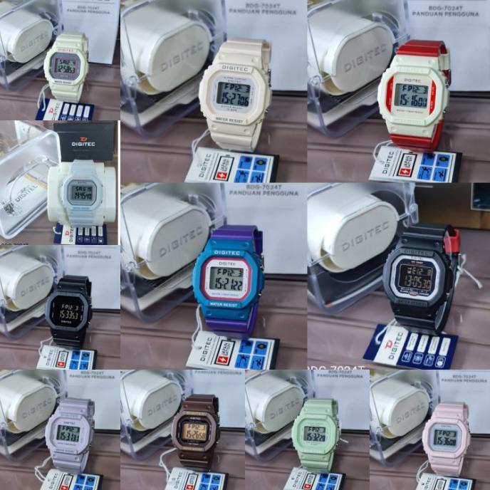 Digitec 7024 DG 7024 ของแท้ นาฬิกาข้อมือ ลายดาว สําหรับผู้หญิง ...