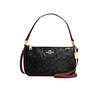 กระเป๋า Coach DEBOSSED PATENT LEATHER TOP HANDLE/ CROSSBODY