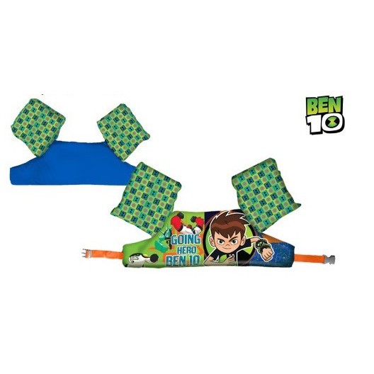 Ben10 เสื้อชูชีพว่ายน้ำเด็ก ปลอกแขนสำหรับเด็ก เสื้อชูชีพ Ben10 Jumper Paddle อุปกรณ์พยุงตัวเด็กว่ายน