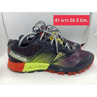 Reebok แท้ Size 41 ยาว 26.5 Cm. รองเท้ามือสอง ผ้าใบ แฟชั่น ทำงาน ลำลอง เที่ยว เกรด A+(P)