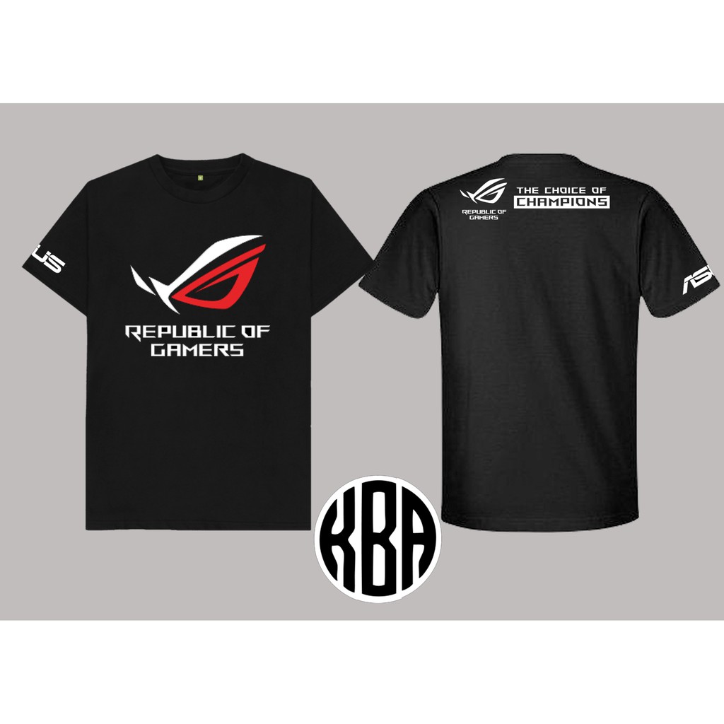 เสื้อยืด ASUS ROG REPUBLIC OF GAMERS