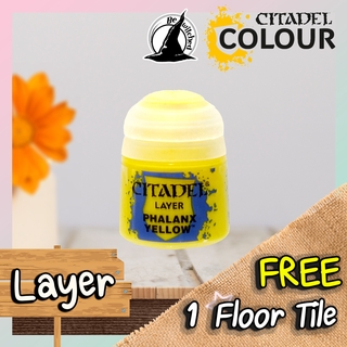 (Layer) PHALANX YELLOW : Citadel Paint แถมฟรี 1 Floor Tile