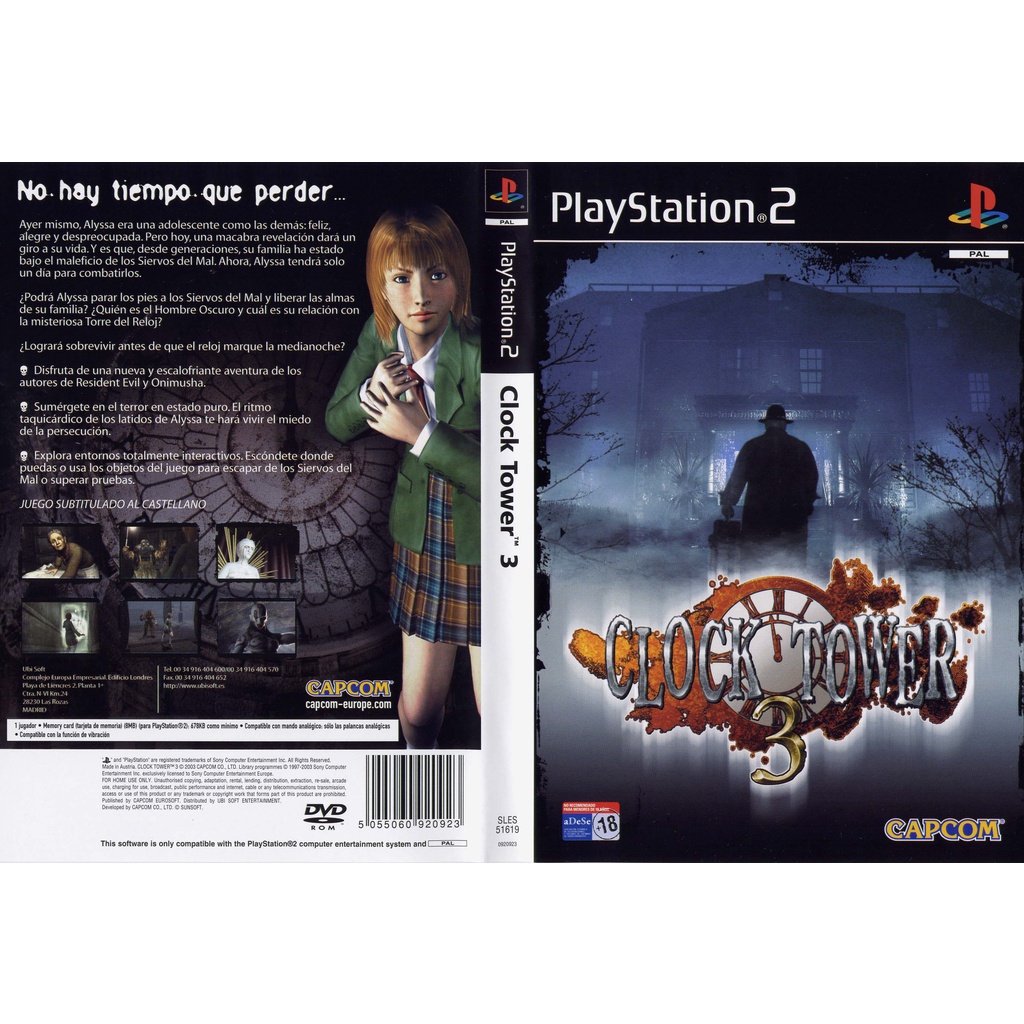 แผ่นเกมส์ PS2 Clock Tower 3   คุณภาพ ส่งไ (DVD)