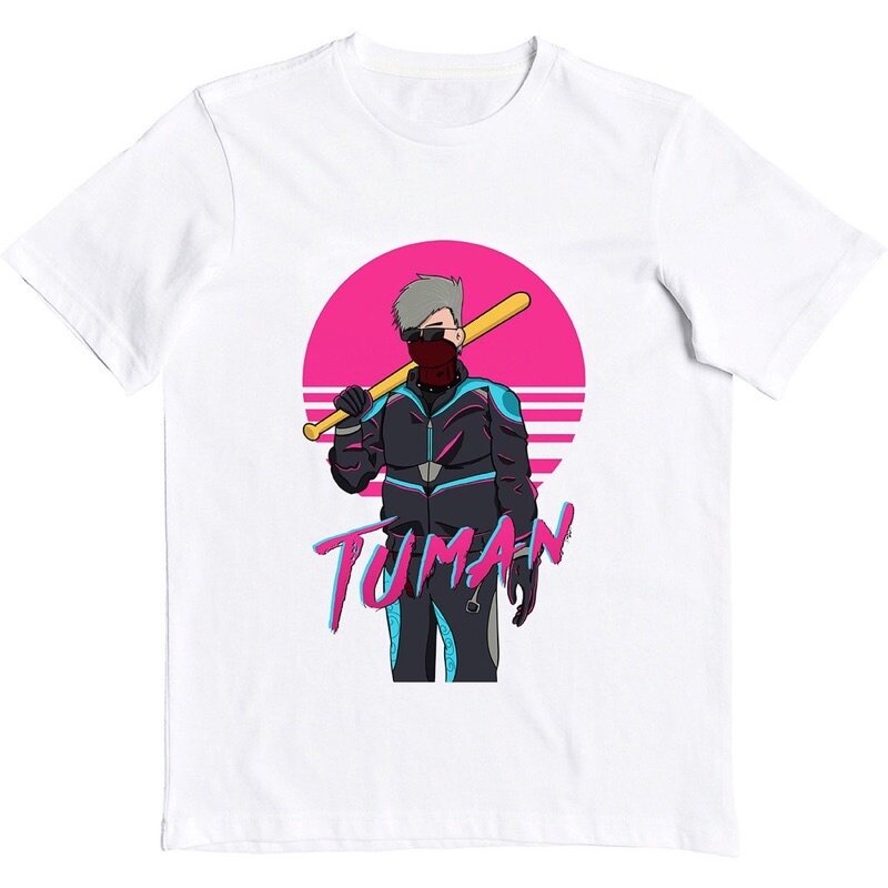BTS Tuman X RIZALMUK เสื้อผ้า "ฟรีไฟ" | เสื้อยืด พิมพ์ลายเกม Free FIRE TUMAN VIRAL GAMERS สําหรับผู้ชาย | เสื้อยืด ลาย