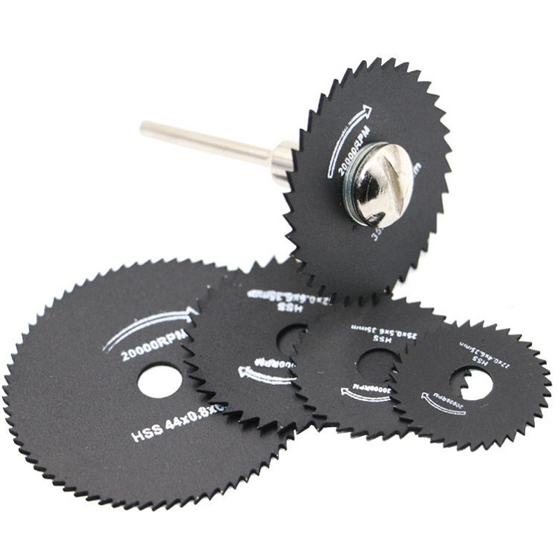5Pcs Steel Wood Cutting Wheel Saw Blade Disc Rotary Tool Craft With