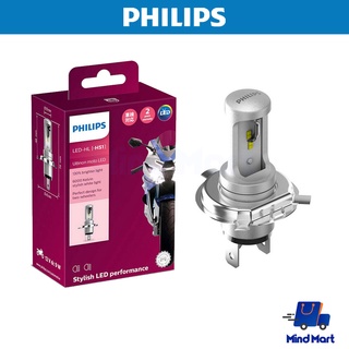 หลอดไฟรถมอเตอร์ไซค์ LED PHILIPS HS1 12V 9W PX43T