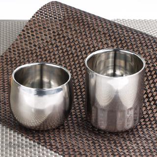 [PERFECLAN1] Double Wall Stainless Steel Coffee Cup Student Camping Trip Tea Mug 4 Types