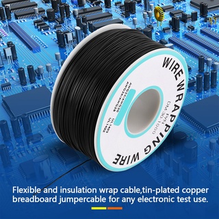 [คลังสินค้าใส] Ryo เครื่องมือลวดห่อสายไฟ Strand 30AWG เคเบิ้ล 250 เมตรสีดํา 0.25 มม.