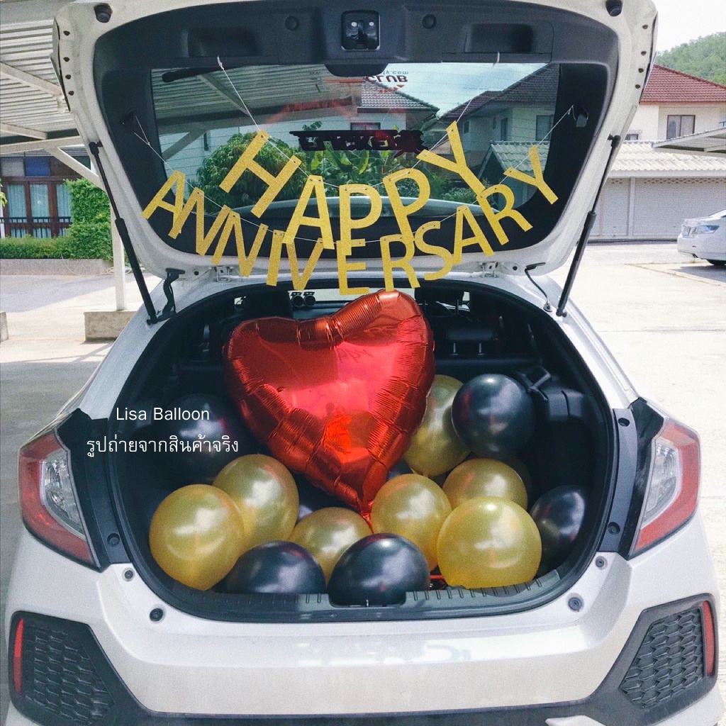 ร้านไทย เซ็ทครบรอบ Happy anniversary ลูกโป่งวันครบรอบ