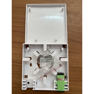 Terminal Box กล่องพักสาย Fiber Opticพร้อมอะแด็ปเตอร์ต่อกลาง