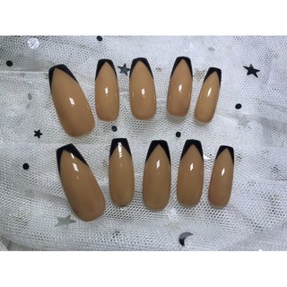 เล็บปลอม เพ้นท์สีเจลลายเพ้นท์ปลาย 💅🏻