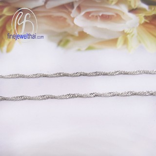 Finejewelthai สร้อย-สร้อยคอ-สร้อยคอเงิน-เงินแท้-Silver-Chain-Necklace - LSE025_23