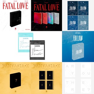 【pre】อัลบั้ม MONSTA X 3RD ALBUM FATAL LOVE / 1st repackage shine forever / are you there? / FANTASIA X / follow find you