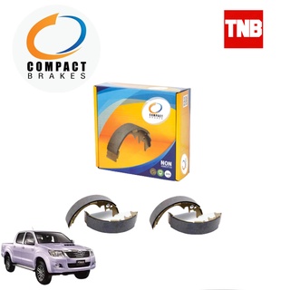 COMPACT ผ้าเบรคหลัง ก้ามเบรคหลัง Toyota Vigo 4x2 Prerunner 4x4 โตโยต้า วีโก้ ตัวสูง 2004-2014