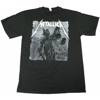 [S-5XL] เสื้อยืด พิมพ์ลาย Justice For All Heavy Metal สีดํา สําหรับผู้ชาย S-5 838538