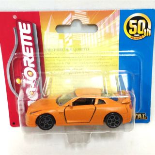 รถเหล็ก Majorette นิสสัน จีทีอาร์ สีส้ม ล้อY ล้อสีดำ ลายYสีเทาเข้ม หายาก Nissan GT-R Matt Orange GTR