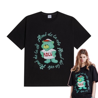 แท้100% ADLV เสื้อยืด ผลิตในเกาหลี (graphic - GREEN BEAR)