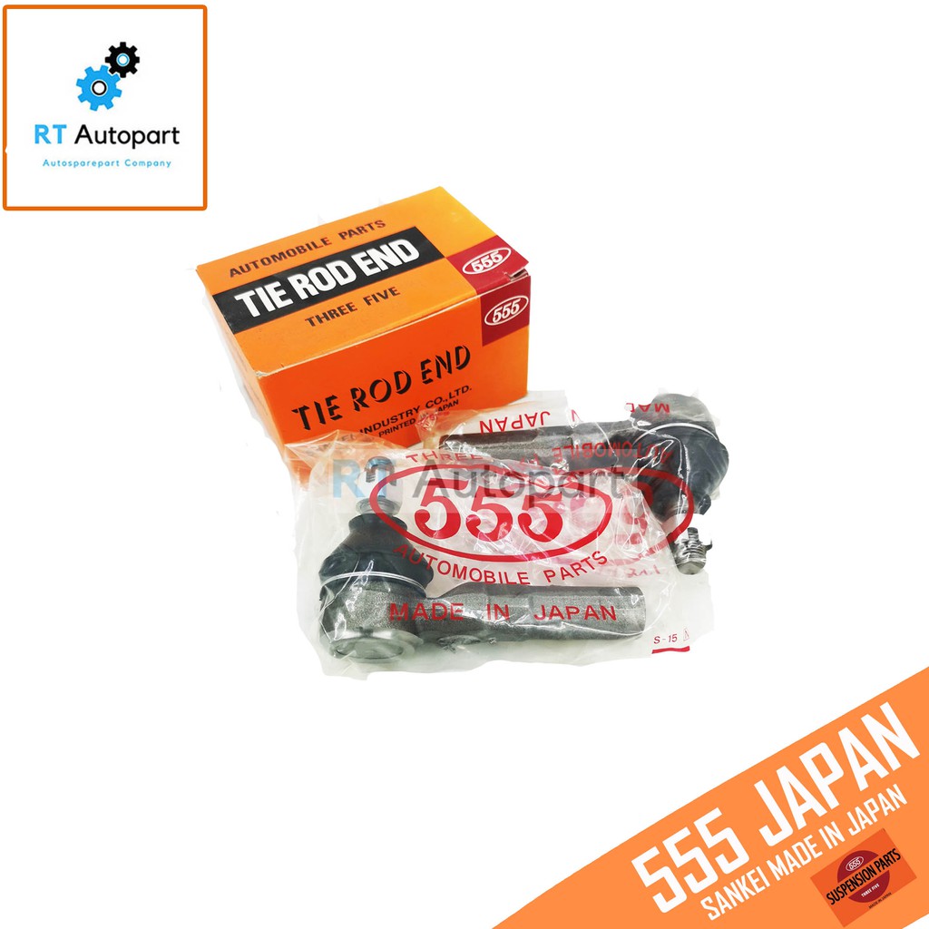 555 (1คู่) ลูกหมากคันชัก Toyota Soluna AL50 ปี96-01 / ลูกหมากปลายแร็ค Soluna ลูกหมากปลายแร็ค โซลูน่า