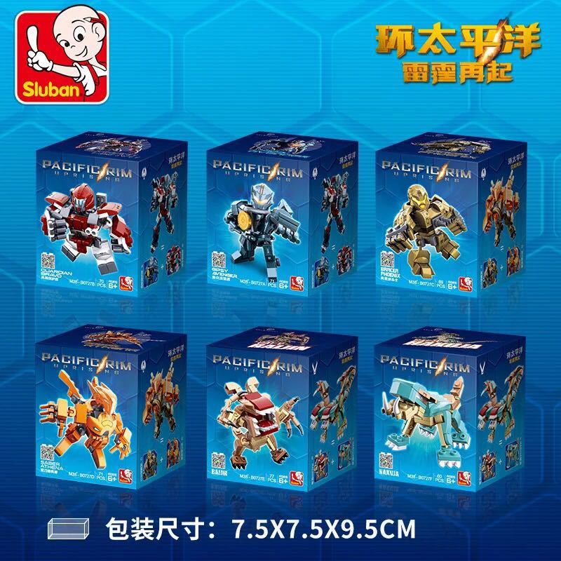 ของแท้ที่ได้รับอนุญาต Pacific Rim assembly รุ่นเข้ากันได้กับ Lego ...