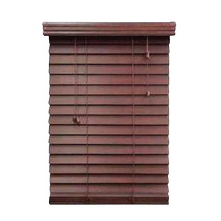  มู่ลี่ PVC ลายไม้ รุ่น RF-M-002 DO70.130 ขนาด 70 x 130 ซม. สีโอ๊ค HOME PVC Wood Blinds RF-M-002 DO70.130 Size 70 x 130