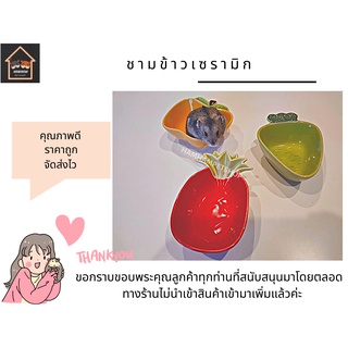 ชามอาหาร ชามอาหารผลไม้  แฮมเตอร์ ชามข้าว  ชามเซรามิก